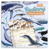 Nástenný rodinný plánovací Animalium , mixed (Farba mixed)