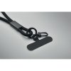 Nabíjací a dátový lanyard 60W , Black (Farba Black)