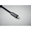 Kľúčenka - USB-C 60W kábel , Black (Farba Black)