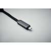 Kľúčenka - USB-C 60W kábel , Black (Farba Black)