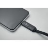 Kľúčenka - USB-C 60W kábel , Black (Farba Black)