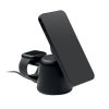 Bezdrôtová nabíjačka 15W, 3v1 , Black (Farba Black)