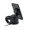 Bezdrôtová nabíjačka 15W, 3v1 , Black (Farba Black)