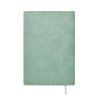 Recyklovaný zápisník A5 z PU , petrol (Farba petrol)