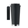 Termopohár z recyklovaného nerezu 500 ml , Black (Farba Black)