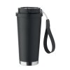 Termopohár z recyklovaného nerezu 500 ml , Black (Farba Black)