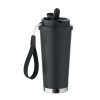 Termopohár z recyklovaného nerezu 500 ml , Black (Farba Black)
