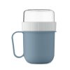 Cestovný hrnček z PP 450 ml , baby blue (Farba baby blue)