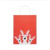 Malá vianočná darčeková taška , Red