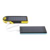 Pogumovaná solárna powerbanka 4000 mAh , Yellow (Farba Yellow)