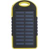 Pogumovaná solárna powerbanka 4000 mAh , Yellow (Farba Yellow)