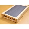 Bambusová solárna powerbanka 10000 mAh , Brown (Farba Brown)