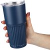 Termohrnček (500 ml) z recyklovaného nerezu , Blue (Farba Blue)