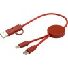 Dátový a nabíjací kábel 5v1 27W 30cm , brick (Farba brick)