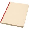 Zápisník A5 z cukrovej trstiny , brick (Farba brick)