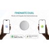 Findmate plastový lokátor (iOs/Android) , white (Farba white)