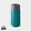 Cestovný sklenený pohár 340 ml Black+Blum , turquoise (Farba turquoise)