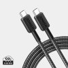 USB-C na USB-C kábel 1,8 m 60 W , Grey (Farba Grey)