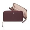 Sada - dámska peňaženka a pero , Burgundy (Farba Burgundy)
