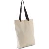 Bavlnená taška (220 g/m2) , natural/black (Farba natural/black)