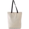 Bavlnená taška (220 g/m2) , natural/black (Farba natural/black)