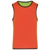 KID'S REVERSIBLE RUGBY BIB , lime/spicy orange, 8.10 (Farba lime/spicy orange, Velkost 8.10)