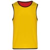 KID'S REVERSIBLE RUGBY BIB , lime/spicy orange, 8.10 (Farba lime/spicy orange, Velkost 8.10)