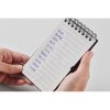 Vodeodolný zápisník s perom , Black (Farba Black)
