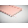 Zápisník A5, RPET obálka , baby pink (Farba baby pink)
