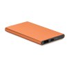 Hliníková powerbanka 4000 mAh , Orange (Farba Orange)