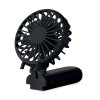 Prenosný skladací ventilátor , Black (Farba Black)