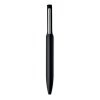 Hliníkové otočné pero (modrá náplň) , Black (Farba Black)