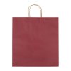 Veľká papierová taška 37,8x15x40,2 cm , Burgundy (Farba Burgundy)