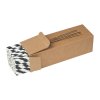 Papierové slamky (100 ks) , white/black (Farba white/black)