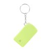 Plastová kľúčenka so žetónom , white (Farba white)