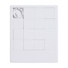 Veľké posuvné puzzle z RABS , white (Farba white)