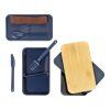 Plastový obedár (2x700 ml) , dark blue (Farba dark blue)