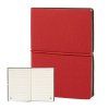 Zápisník A6 z recyklovanej PU kože , Red (Farba Red)