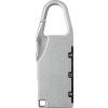 Zámok na batožinu TRAVELER , Silver (Farba Silver)