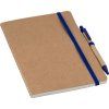 Zápisník A5 s perom (modrá náplň) , cobalt blue (Farba cobalt blue)