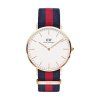 Hodinky Classic Oxford (D40) , navy/red (Farba navy/red)