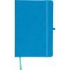 Zápisník BLOOM A5 z recyklovaného PU , light blue (Farba light blue)