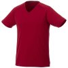 AMERY men's cool fit V-neck shirt , Red, L (Farba Red, Velkost L)