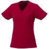 AMERY women's cool fit V-neck shirt , Red, M (Farba Red, Velkost M)