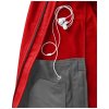 MANI power fleece jacket , Red, M (Farba Red, Velkost M)