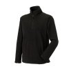 Quarter Zip Outdoor Fleece , Black, XS
