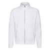 Premium Sweat Jacket , white, S