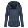 Knit Fleece Jacket Women , Marina Blue Melange, S