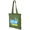 Bavlnená taška Carolina (100 g/m2) , bright green (Farba bright green)