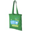 Bavlnená taška Carolina (100 g/m2) , bright green (Farba bright green)